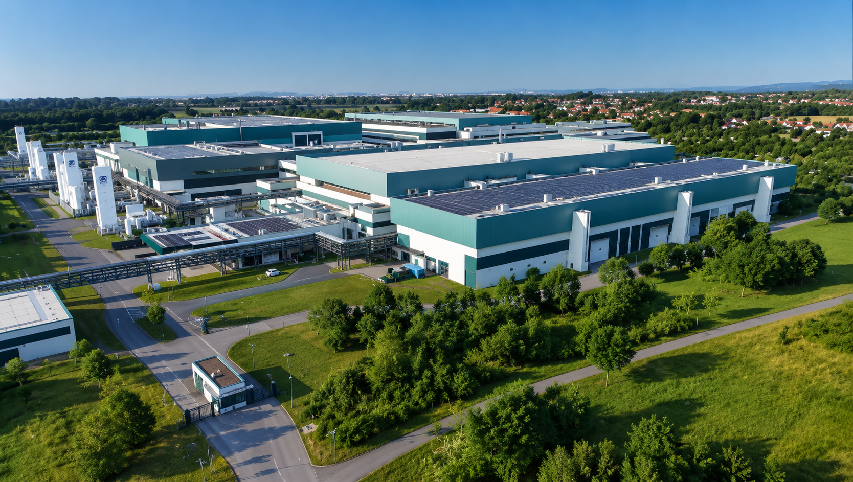 Global Foundries Test Bump Building